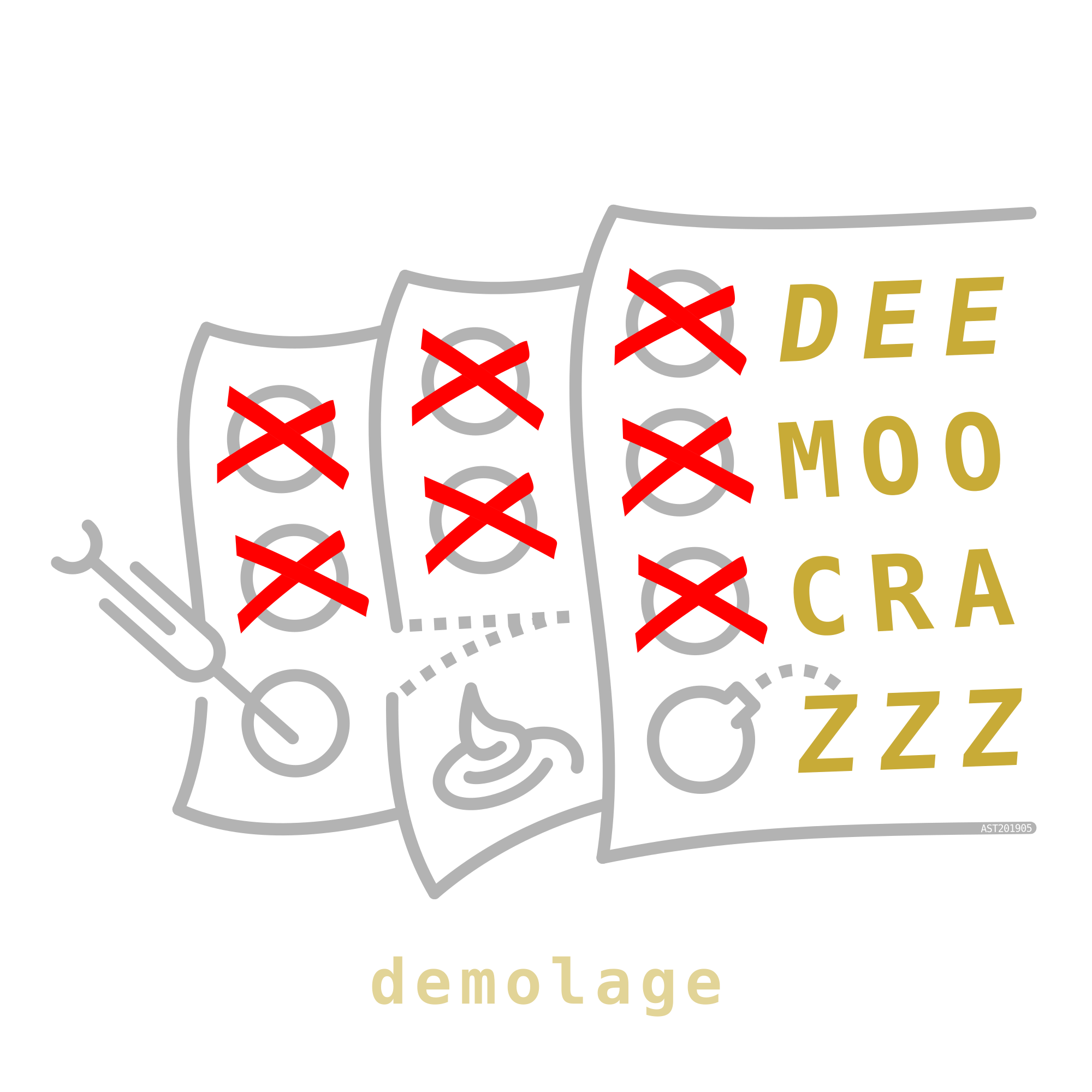 'Demolage' DEEMOOCRAZZZ, Illustration 20190525