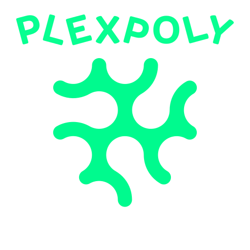 Plexpoly, network system signet, brand visual prototype ASTEYE 2016